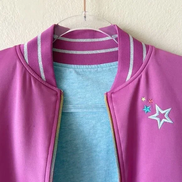 American Girl Truly Me Varsity Bomber Reversible Jacket